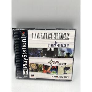 Final Fantasy Chronicles Black Label Playstation 1 PS1 CIB Complete Tested